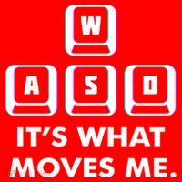 Wasd Its What Moves Me Pc Gamer Gaming Gift Wasd Keys Gift Santa Hat thumb 1