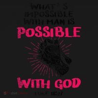 WhatS Impossible With Man Is Possible With God Christian Visor thumb 3
