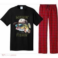 Wishin I Was Fishin Fishing Gift Pajama Set thumb 0