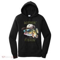 Wishin I Was Fishin Fishing Gift Women's Hoodie thumb 0