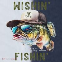 Wishin I Was Fishin Fishing Gift Sport-Tek Competitor United Soccer Jersey thumb 4
