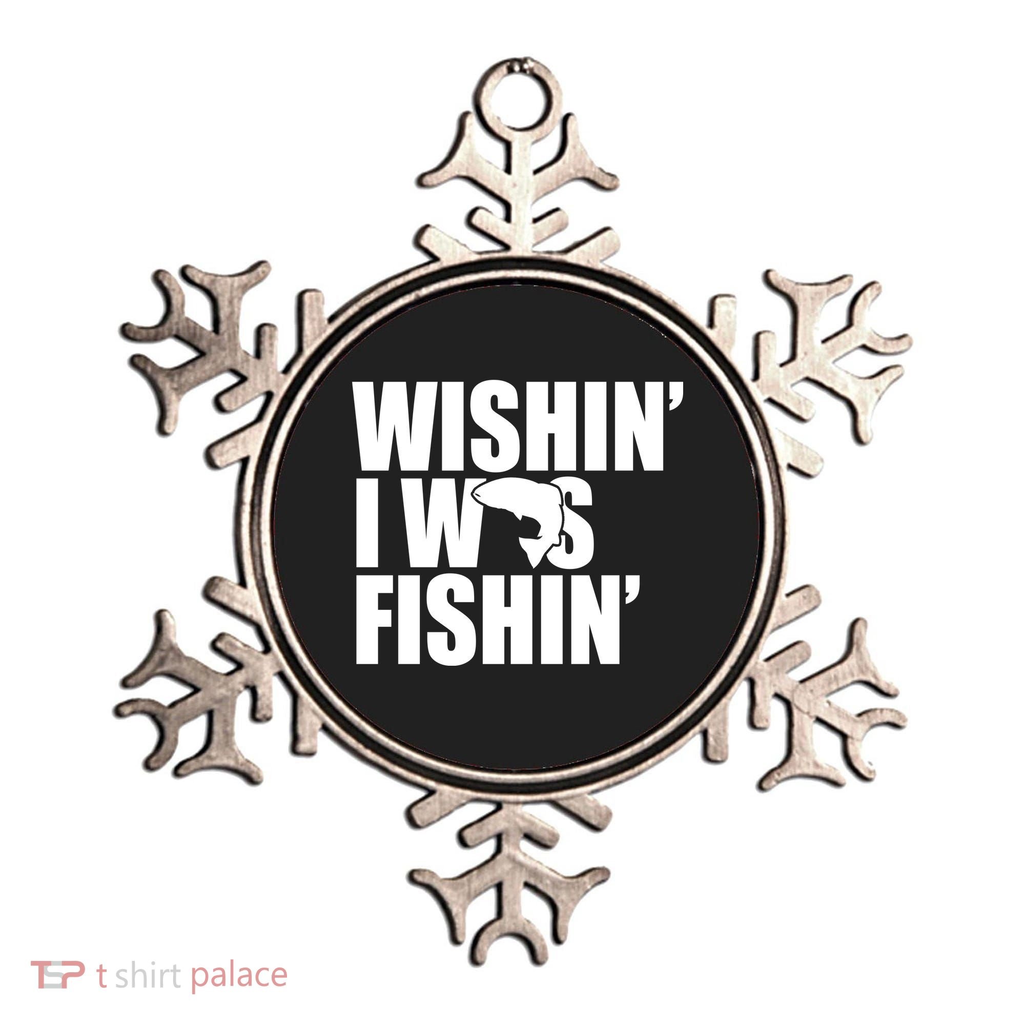 Wishin I Was Fishin Ornament