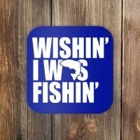 Wishin I Was Fishin Coaster thumb 0