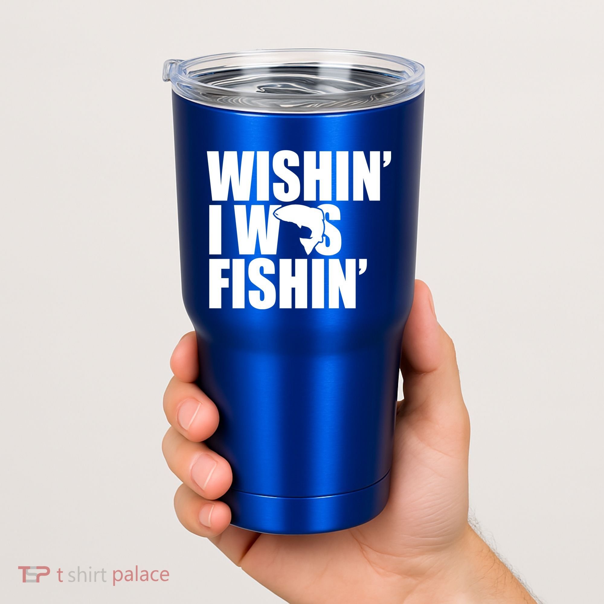 Wishin I Was Fishin Tumbler