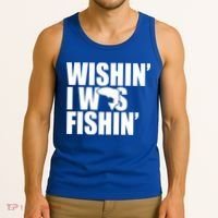 Wishin I Was Fishin Tank Top thumb 3
