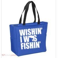 Wishin I Was Fishin Tote Bag thumb 2