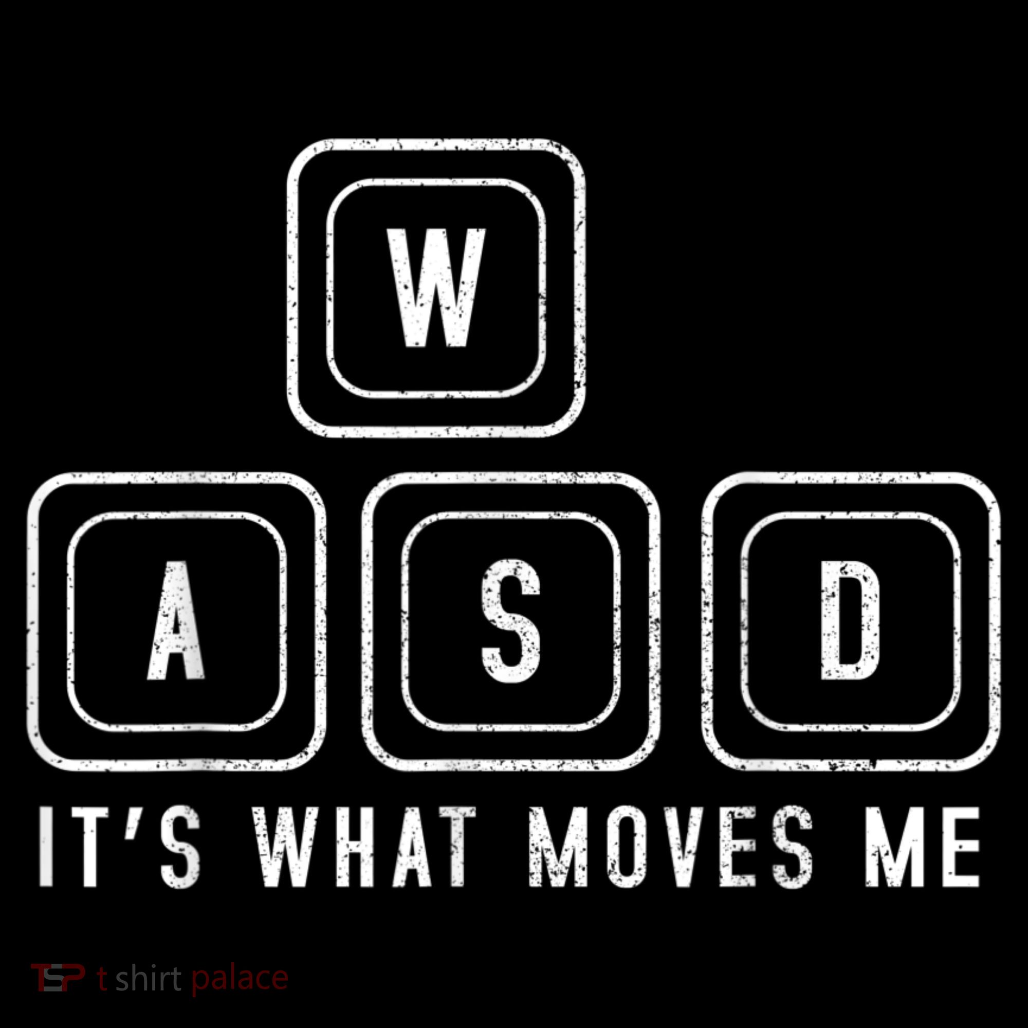 WASD It's What Moves Me Funny PC Gamer Computer Nerd Kids Sweatshirt