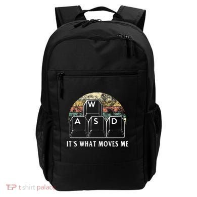 Wasd ItS What Moves Me Funny Pc Gamer Computer Nerd Gift Backpack