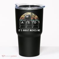 Wasd ItS What Moves Me Funny Pc Gamer Computer Nerd Gift Tumbler thumb 0