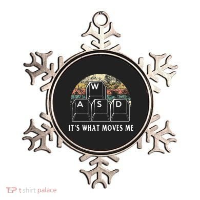 Wasd ItS What Moves Me Funny Pc Gamer Computer Nerd Gift Ornament