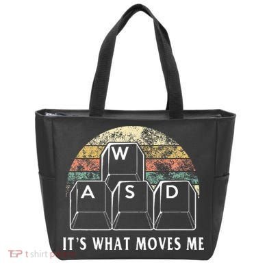 Wasd ItS What Moves Me Funny Pc Gamer Computer Nerd Gift Tote Bag