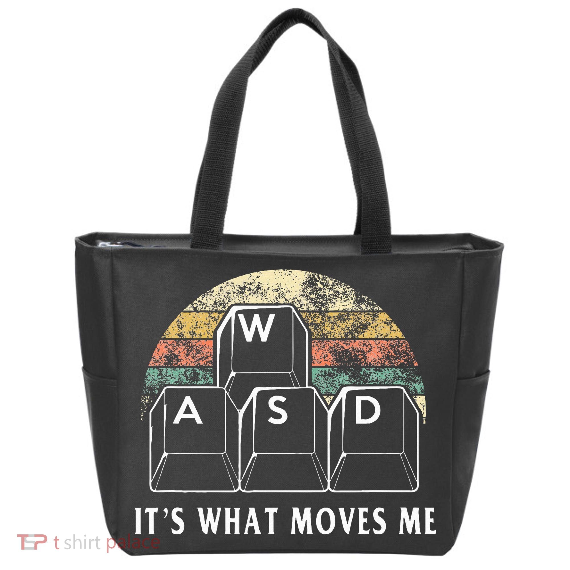 Wasd ItS What Moves Me Funny Pc Gamer Computer Nerd Gift Tote Bag