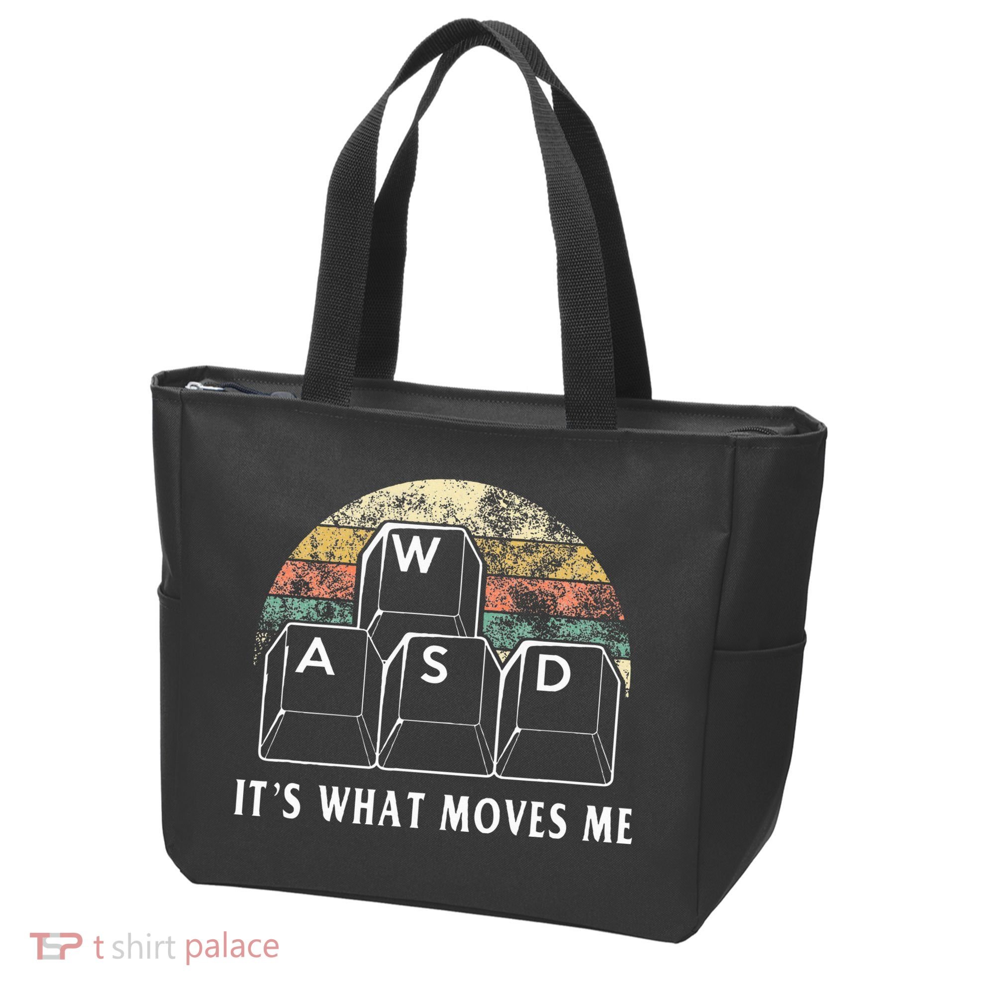 Wasd ItS What Moves Me Funny Pc Gamer Computer Nerd Gift Tote Bag