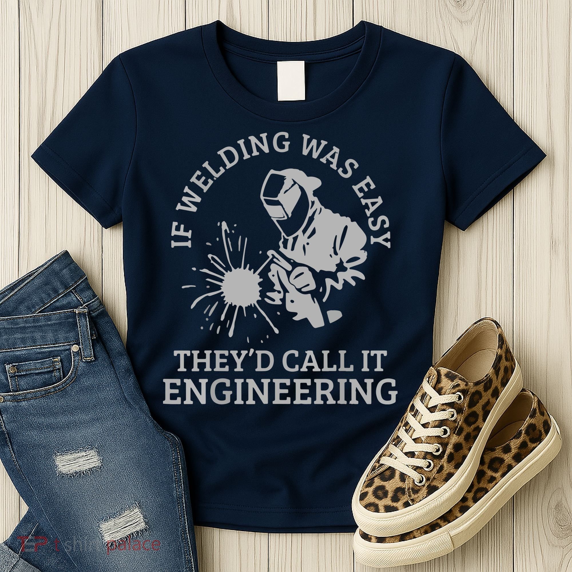 Welder If Welding Was Easy Quote Funny Saying Welder Women's T-Shirt
