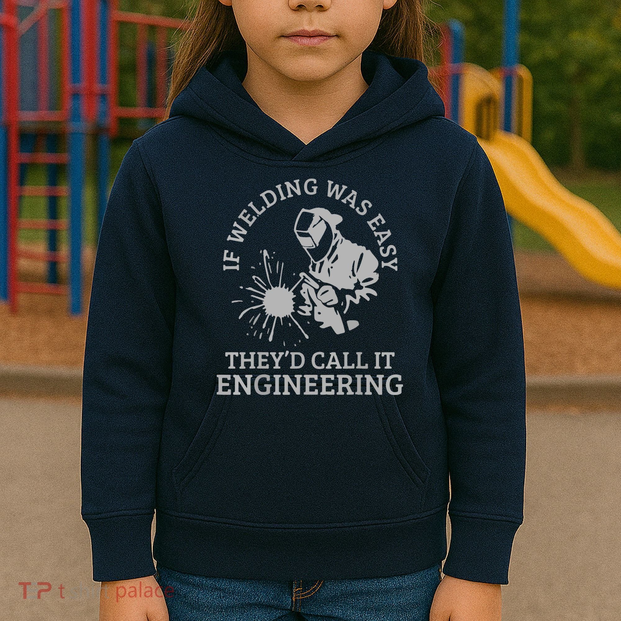Welder If Welding Was Easy Quote Funny Saying Welder Kids Hoodie