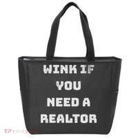 Wink If You Need A Realtor Real Estate Agent Realtor Tote Bag thumb 0