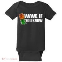 Wave If You Know. Upside Down Pineapple Baby Bodysuit thumb 0