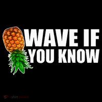 Wave If You Know. Upside Down Pineapple Women's T-Shirt thumb 6
