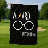 Wizard In Training  Golf Towel thumb 1
