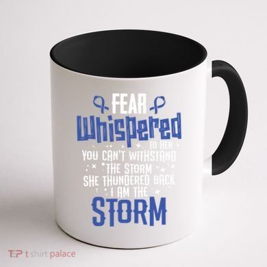 Whispered Juvenile Arthritis Awareness Supporter Ribbon Gift Coffee Mug back
