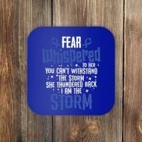 Whispered Juvenile Arthritis Awareness Supporter Ribbon Gift Coaster thumb 0
