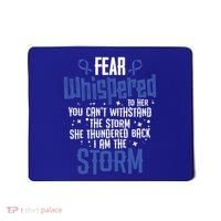 Whispered Juvenile Arthritis Awareness Supporter Ribbon Gift Mousepad thumb 0