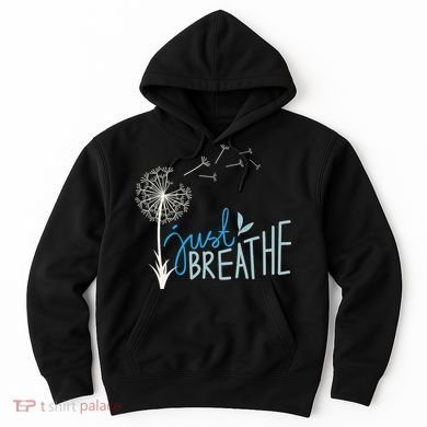 Women’S Just Breathe Relax Let Go Calm Hoodie