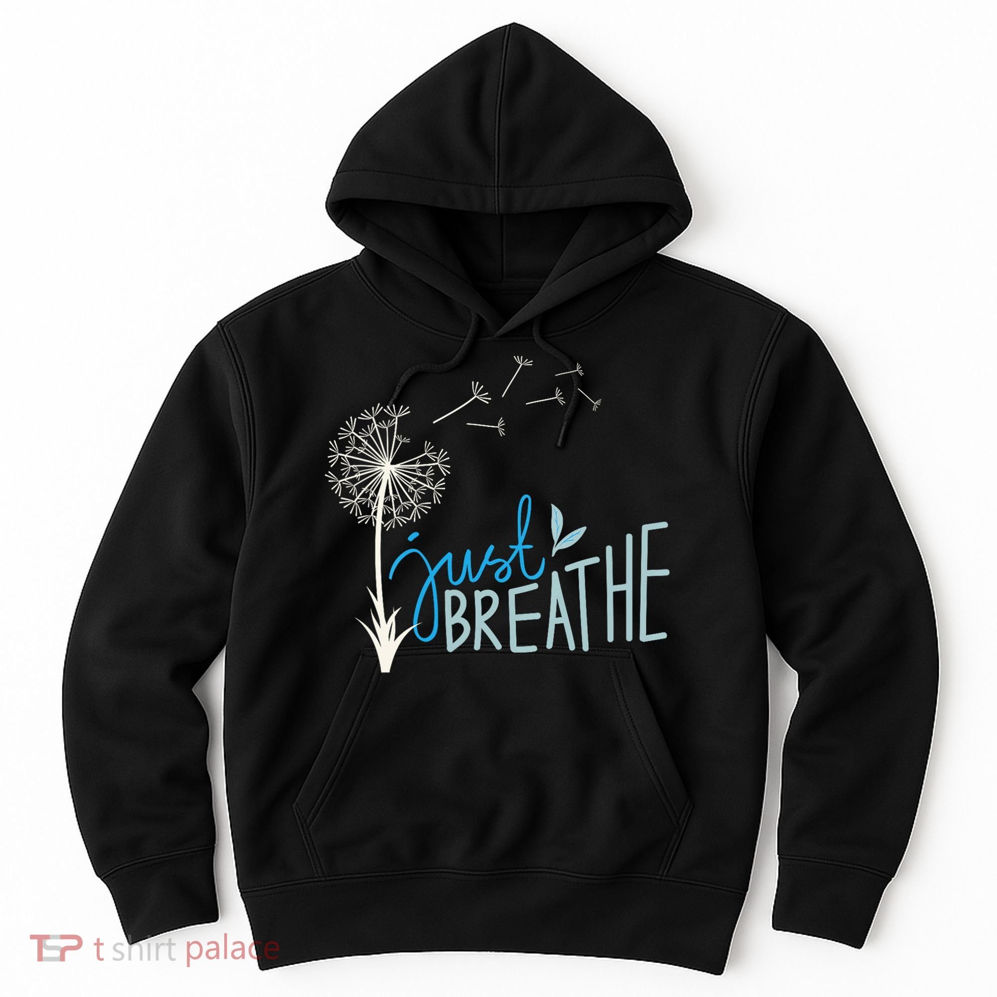 Women’S Just Breathe Relax Let Go Calm Hoodie