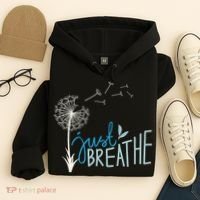 Women’S Just Breathe Relax Let Go Calm Hoodie thumb 4