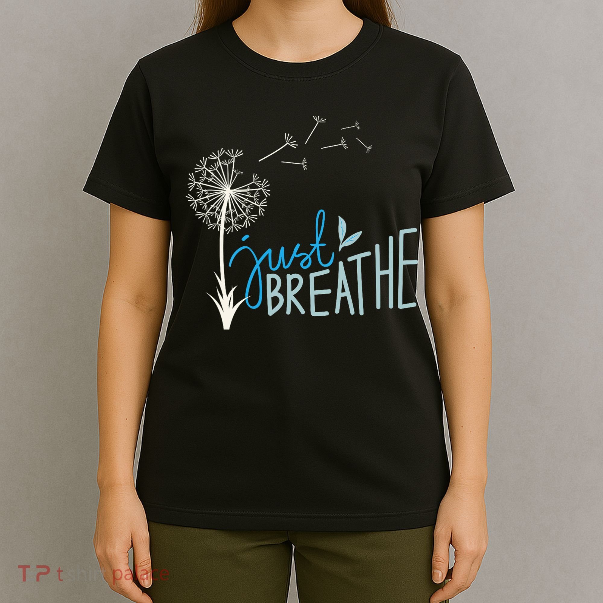 Women’S Just Breathe Relax Let Go Calm T-Shirt