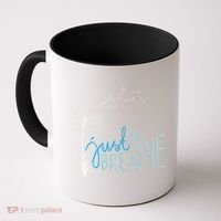 Women’S Just Breathe Relax Let Go Calm Coffee Mug thumb 0