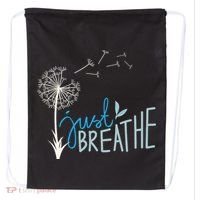Women’S Just Breathe Relax Let Go Calm Drawstring Bag thumb 0