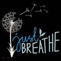 Women’S Just Breathe Relax Let Go Calm Mousepad thumb 1
