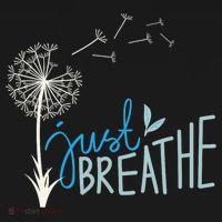 Women’S Just Breathe Relax Let Go Calm Ornament thumb 1