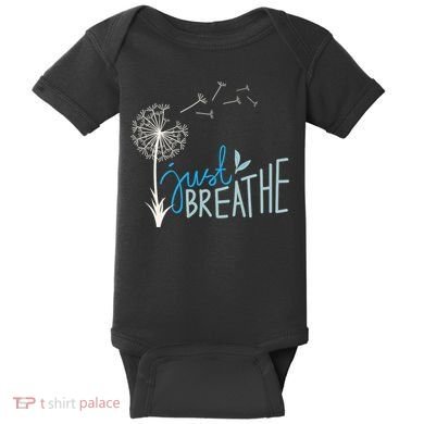 Women’S Just Breathe Relax Let Go Calm Baby Bodysuit