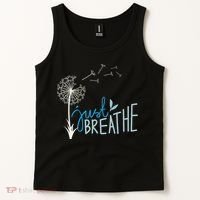 Women’S Just Breathe Relax Let Go Calm Tank Top thumb 2