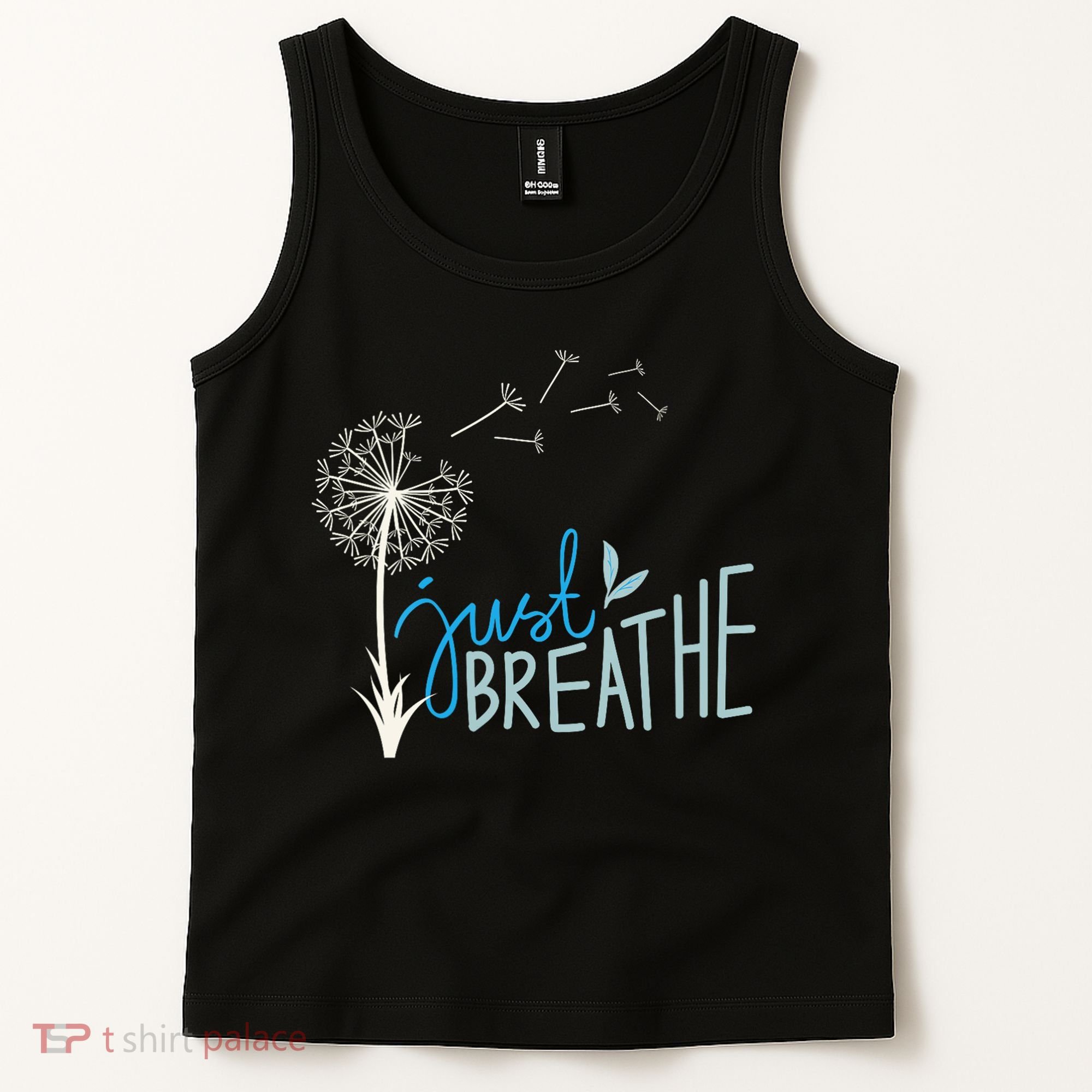 Women’S Just Breathe Relax Let Go Calm Tank Top