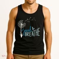 Women’S Just Breathe Relax Let Go Calm Tank Top thumb 3