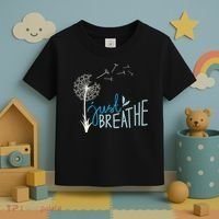 Women’S Just Breathe Relax Let Go Calm Toddler T-Shirt thumb 3