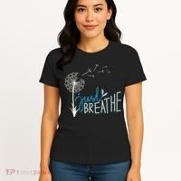 Women’S Just Breathe Relax Let Go Calm Women's T-Shirt thumb 4