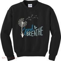 Women’S Just Breathe Relax Let Go Calm Kids Sweatshirt thumb 0