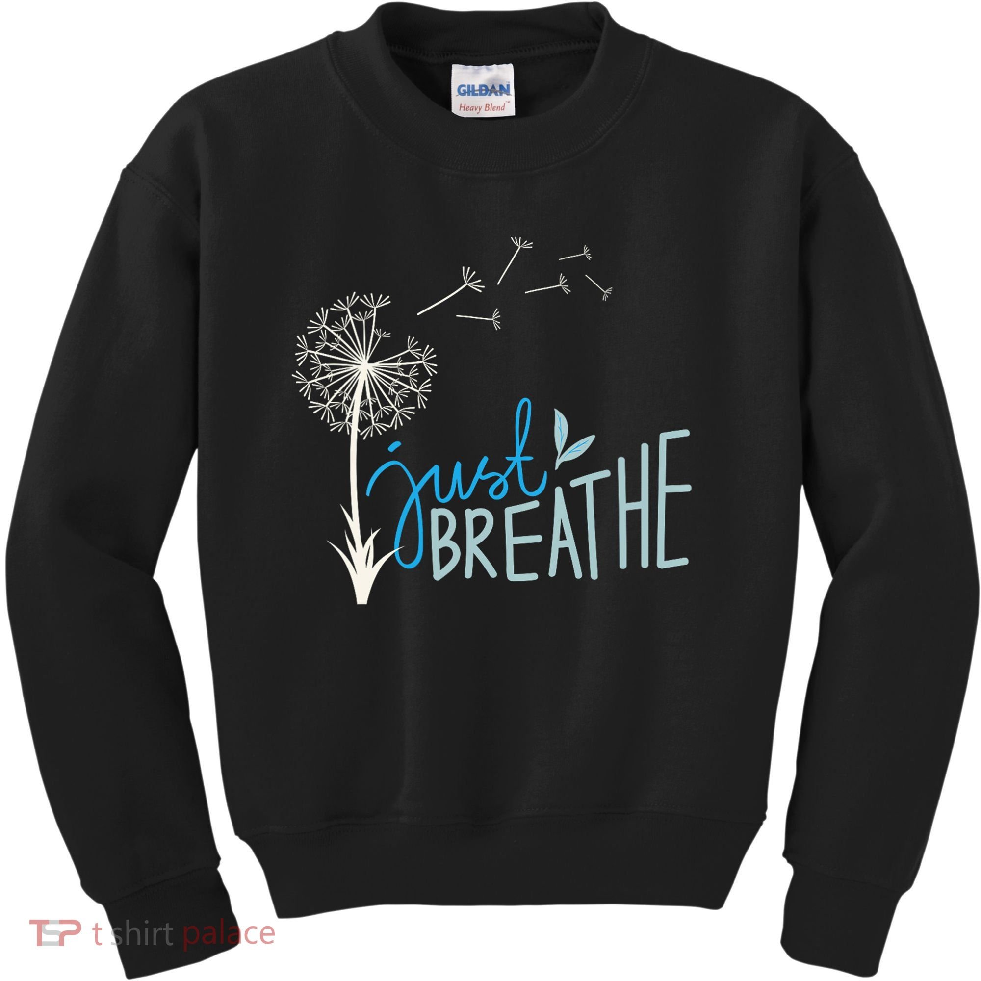 Women’S Just Breathe Relax Let Go Calm Kids Sweatshirt