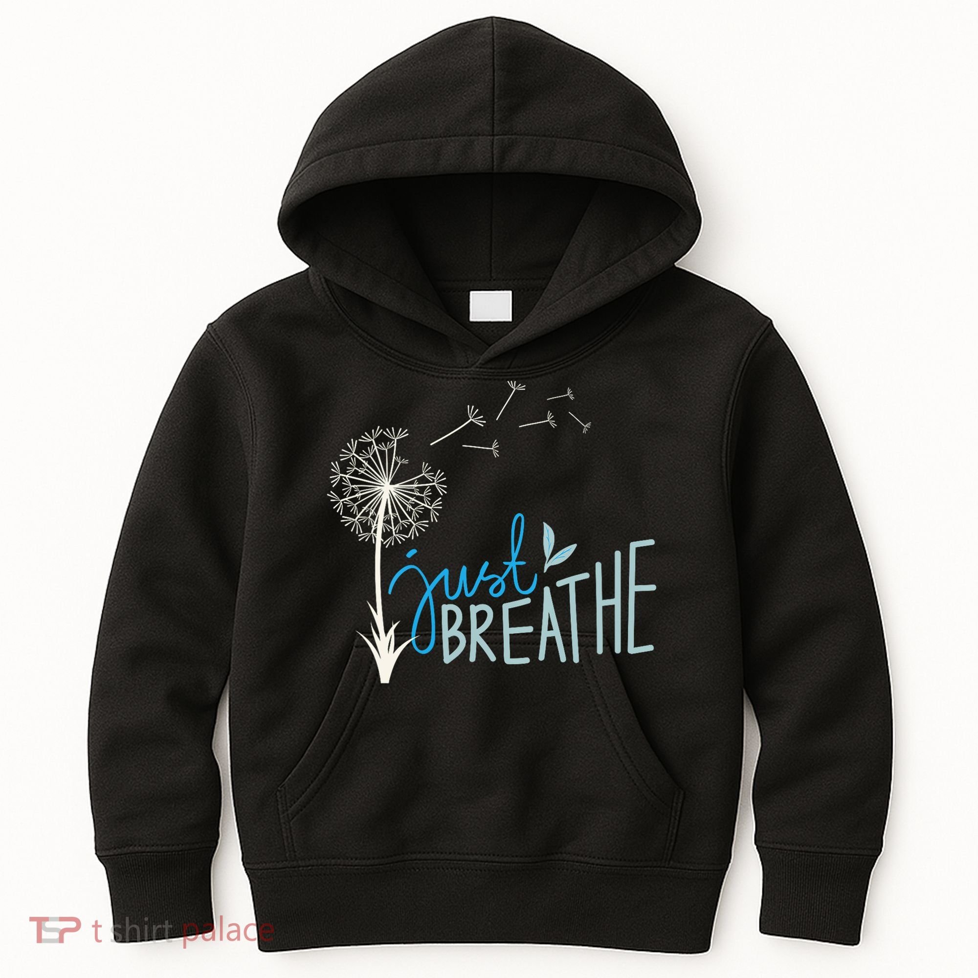 Women’S Just Breathe Relax Let Go Calm Kids Hoodie