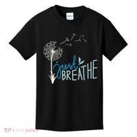 Women’S Just Breathe Relax Let Go Calm Kids T-Shirt thumb 0