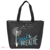 Women’S Just Breathe Relax Let Go Calm Tote Bag thumb 0