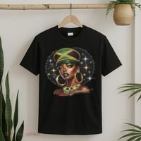 Women Jamaica Clothes Jamaica Flag T-Shirt thumb 2