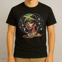 Women Jamaica Clothes Jamaica Flag T-Shirt thumb 3