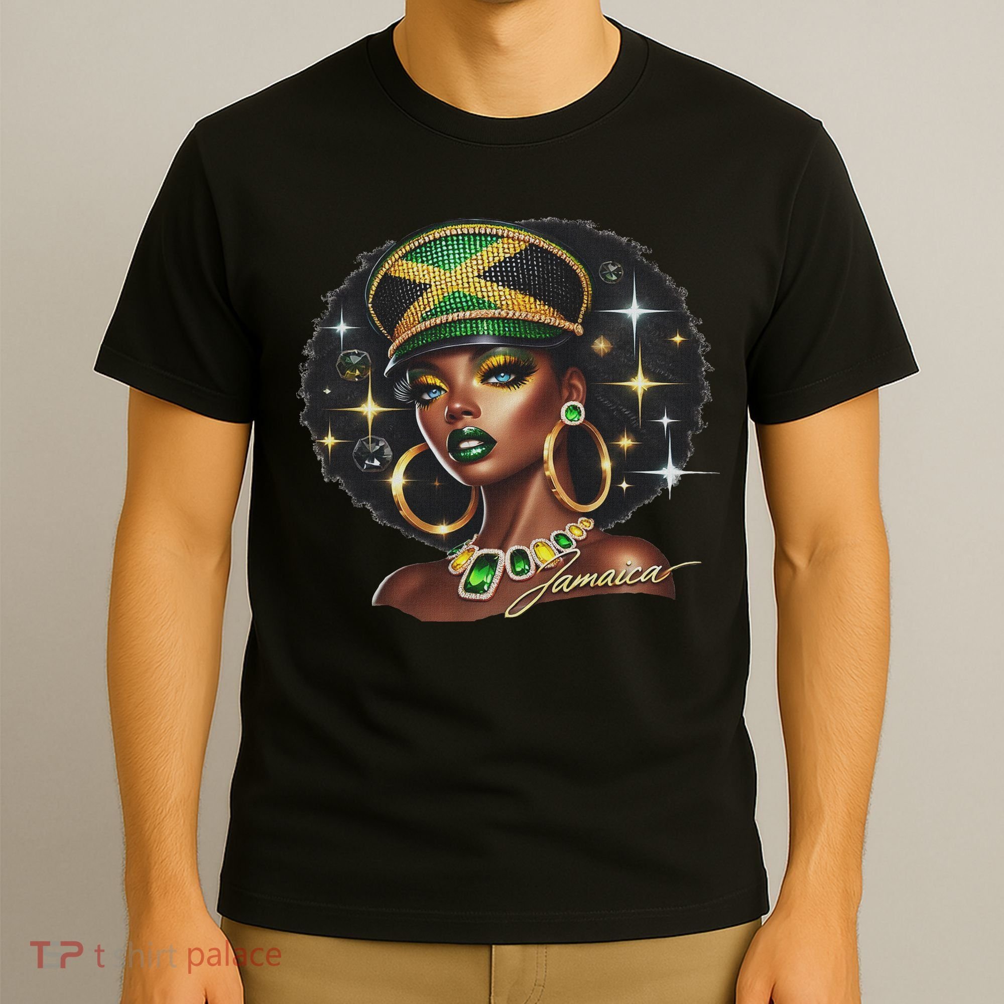 Women Jamaica Clothes Jamaica Flag T-Shirt