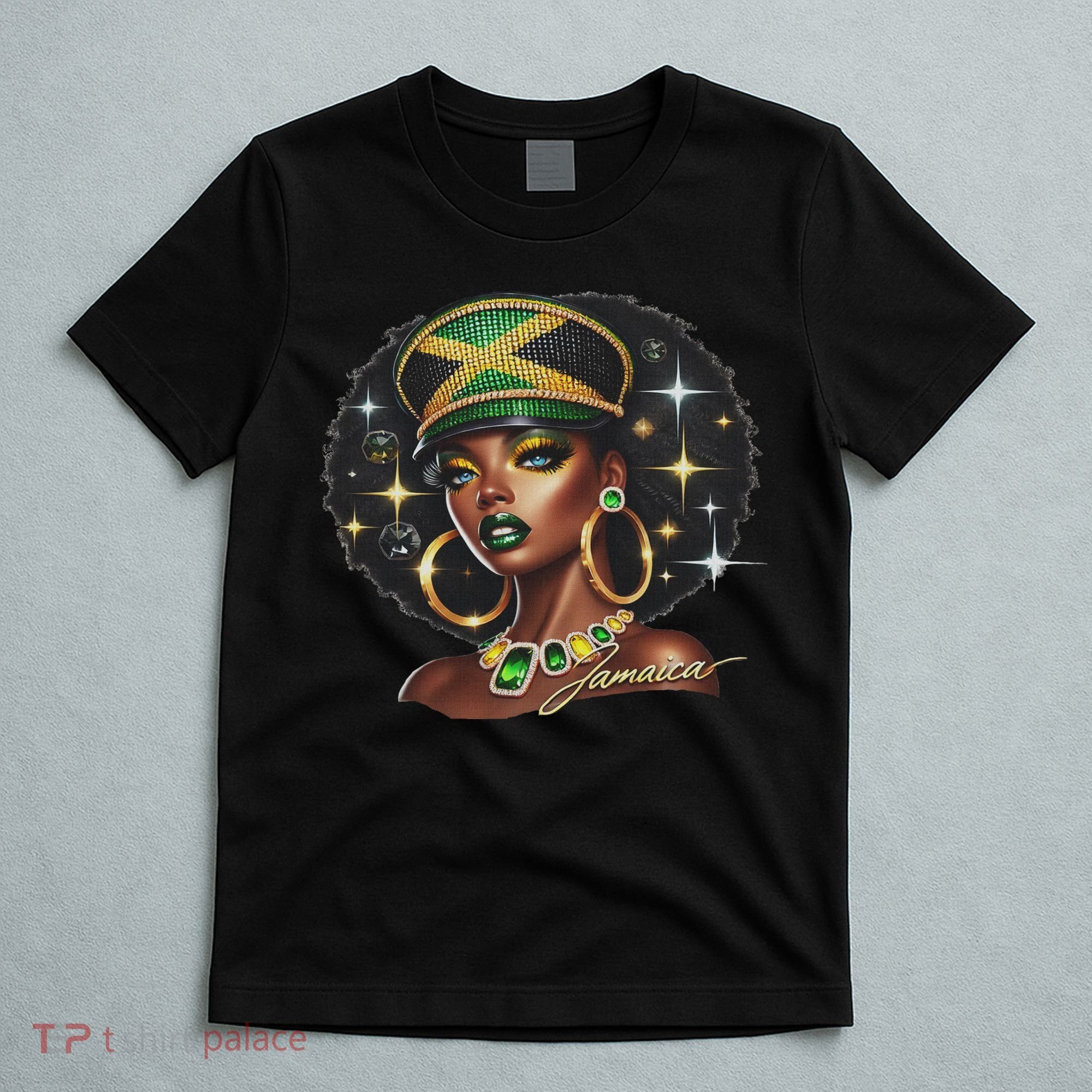 Women Jamaica Clothes Jamaica Flag T-Shirt