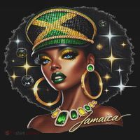 Women Jamaica Clothes Jamaica Flag T-Shirt thumb 7